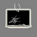 Paper Air Freshener Tag - Blackboard